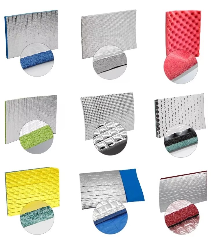 XPE EPE Foam Laminated Aluminum Foil Thermal Insulation Roll 95% reflectivity temperature range