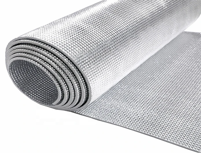 XPE EPE Foam Laminated Aluminum Foil Thermal Insulation Roll 95% reflectivity temperature range